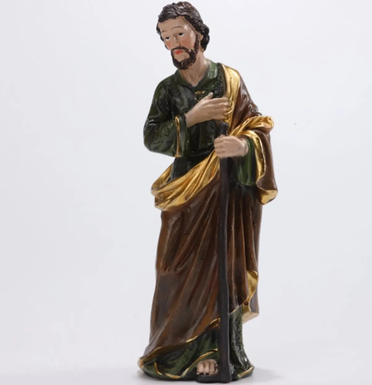 Merkloos Kerststallen>Kerststal - 30 Cm Kerstfiguren - 11 Beeldjes - Kerstdecoratie - Maria - Jesus - Joseph - Wijze Mannen - Dieren - Bijbel - Polystone