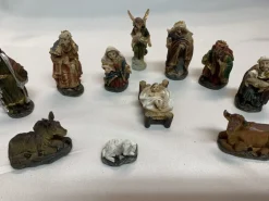 Eigenmerk Home made Kerststallen>Kerststal 11 Delen 5 Cm Hoog