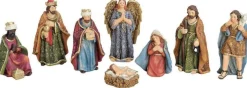 Advent Kerststallen>Kerststal Antieke - Set Van 8 Stuks (3 -11 Cm)