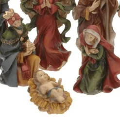 Merkloos Kerststallen>Kerststal Figuren - 26X6X22 Cm - 11 Delig