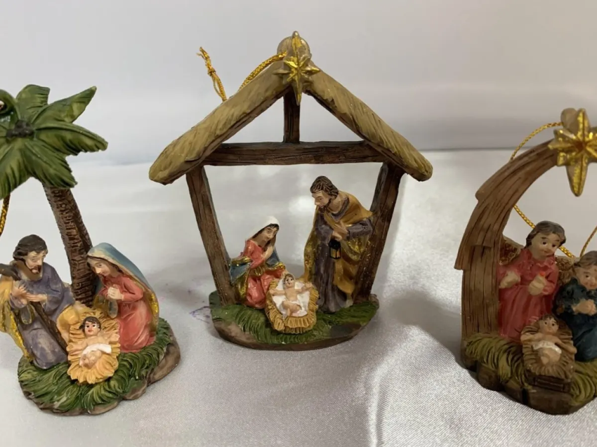 Eigenmerk Home made Kerststallen>Kerststal Hangers 3 Stuks