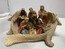 Eigenmerk Home made Kerststallen>Kerststal In Engelen Vleugels