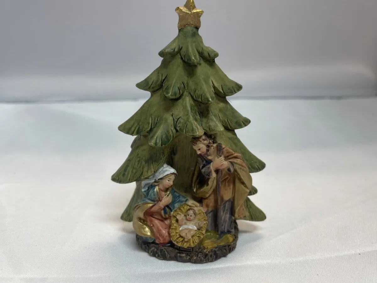 Eigenmerk Home made Kerststallen>Kerststal In Kerstboom