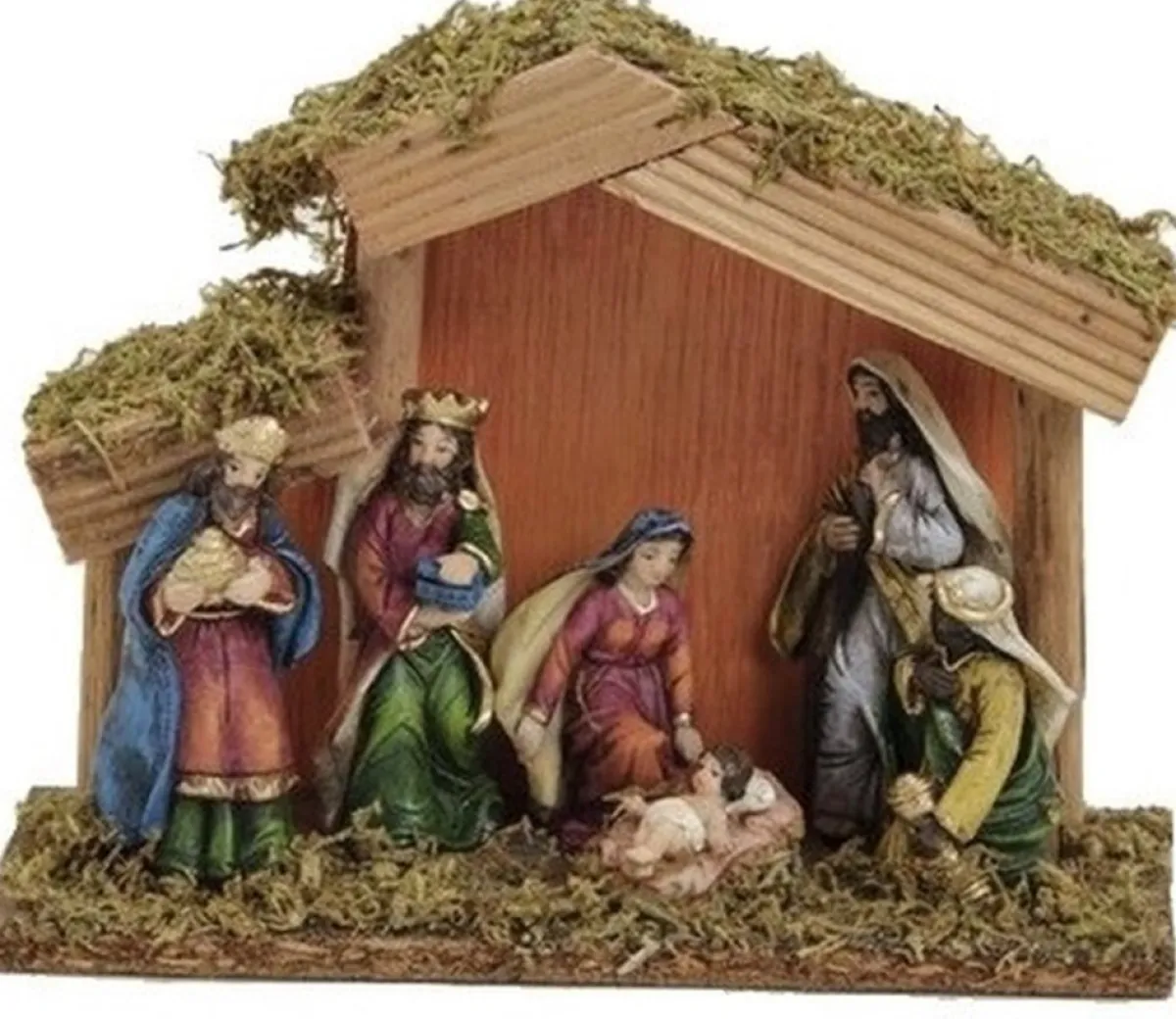 G. Wurm Kerststallen>Kerststal Met 6 Figuren 20 Cm