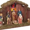Generic Kerststallen>Kerststal Met Verlichting - 39 X 15 X 22,5 Cm - Op Batterijen