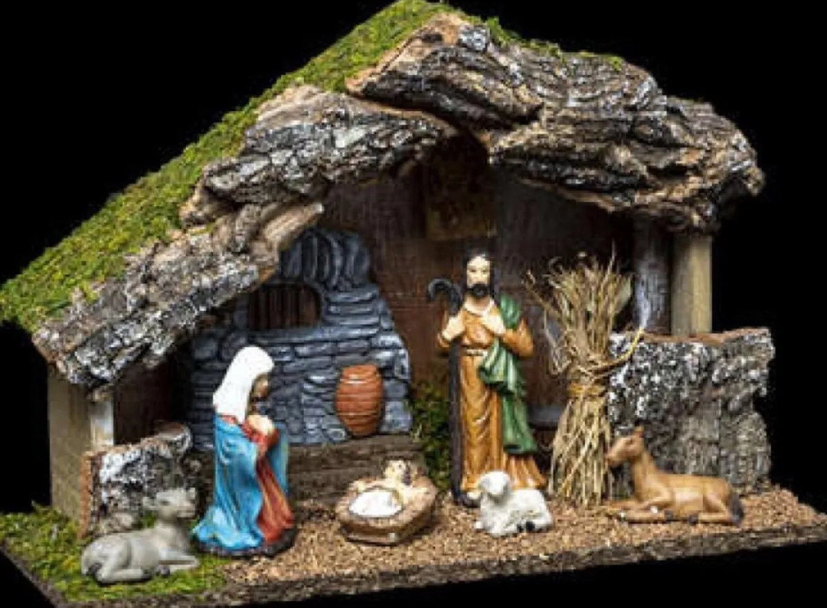 Santon Kerststallen>Kerststal St 6 Hars s H20Cm