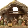 HHCP Kerststallen>Kerststalset Poly 8 Figuren H29Cm