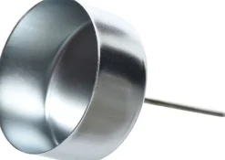 Decoris Kerststukjes>Kerststukjes Theelichthouders Zilver 4 Stuks