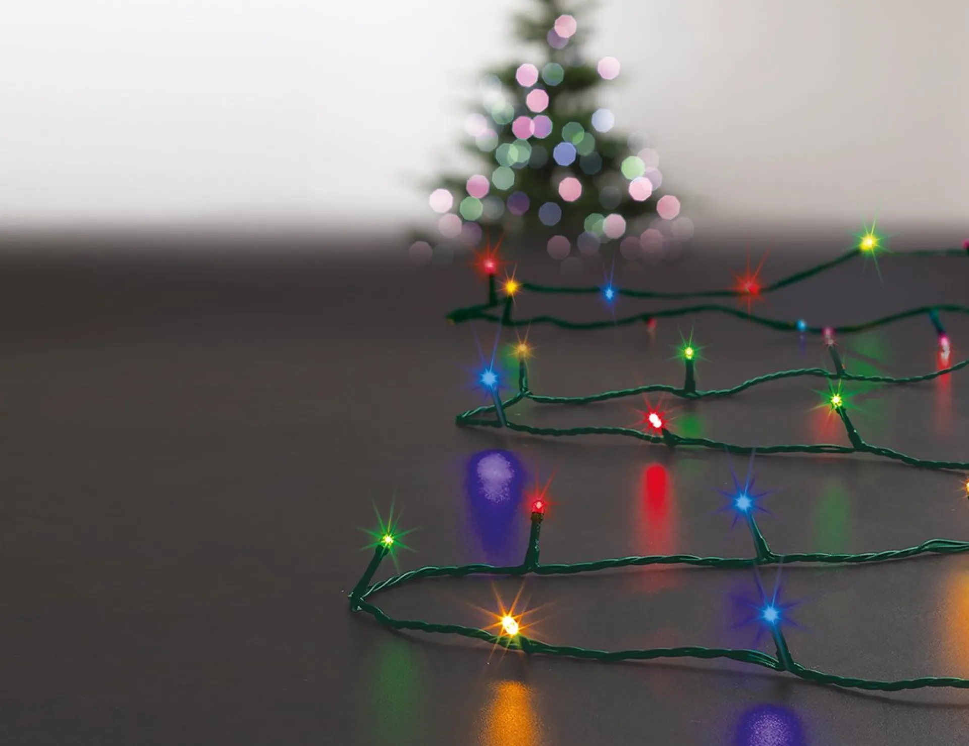 Merkloos Kerstverlichting - 18 Meter - Veelkleurig - 180 Led Store