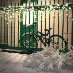 Merkloos Kerstverlichting - Ijspegel - Lichtgordijn - 3 Meter - Ijspegel - 90 Led's Voor Binnen & Buiten Cheap