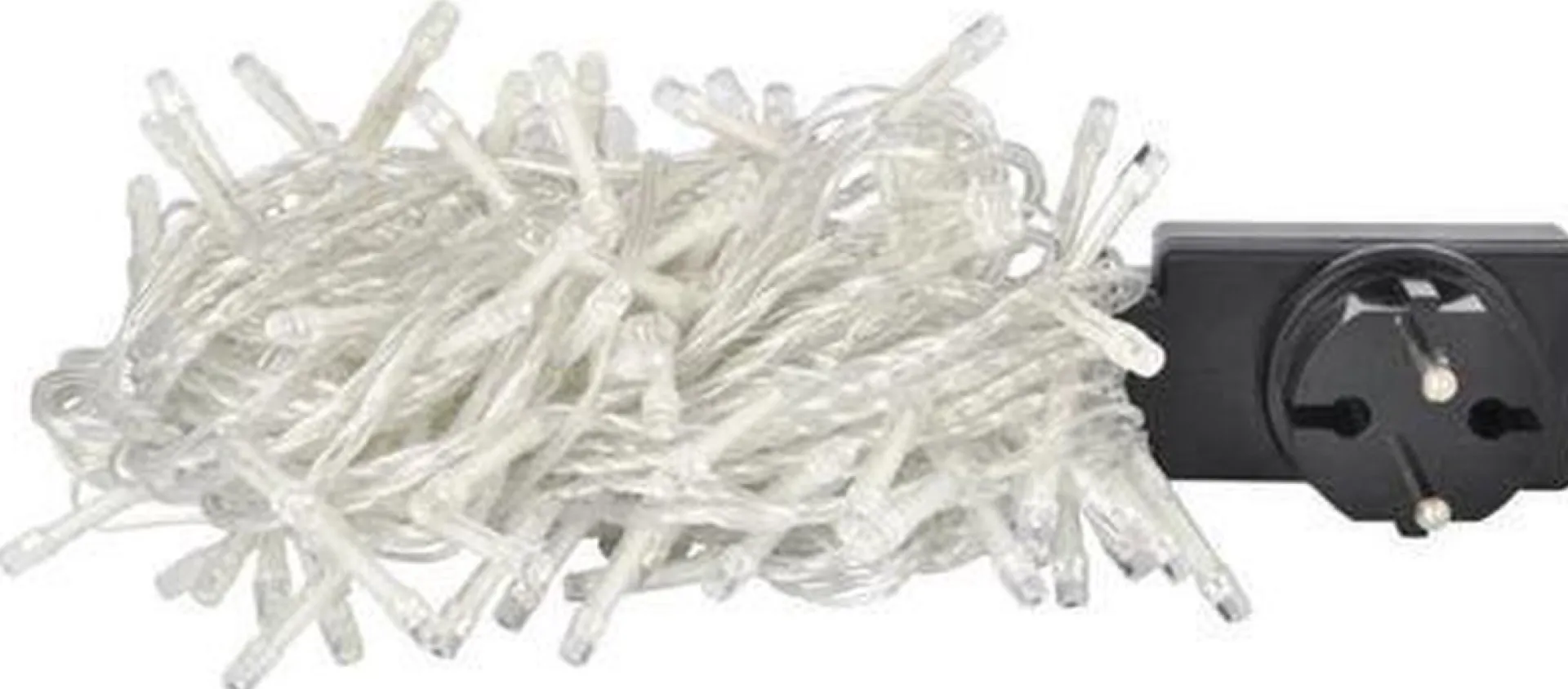 Merkloos Kerstverlichting 100 Led's - Programmeerbaar - Koud Wit Clearance