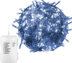 Trend24 Kerstverlichting - Sfeerverlichting - Kerstverlichting Buiten - Kerstverlichting Binnen - Kerstversiering - Feestverlichting - Lichtsnoer - Lichtsnoer Buiten - Voor Binnen En Buiten - Op Batterij - 10 M - Koud Wit Discount