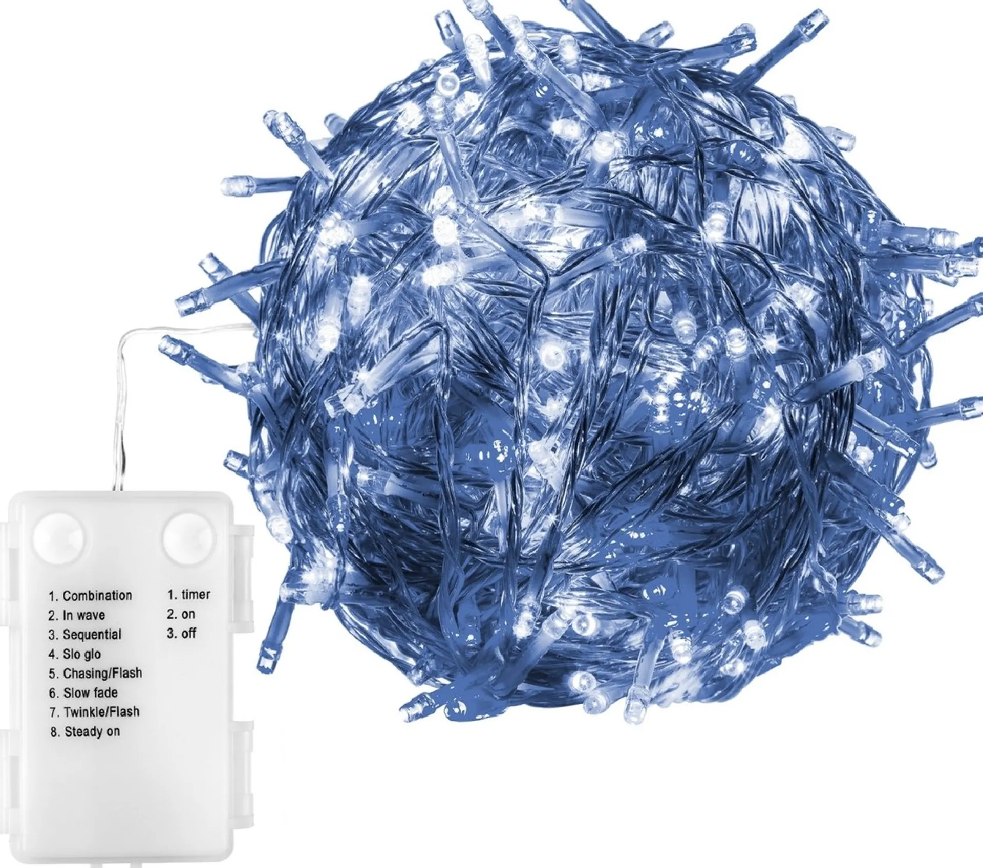 Trend24 Kerstverlichting - Sfeerverlichting - Kerstverlichting Buiten - Kerstverlichting Binnen - Kerstversiering - Feestverlichting - Lichtsnoer - Lichtsnoer Buiten - Voor Binnen En Buiten - Op Batterij - 10 M - Koud Wit Discount