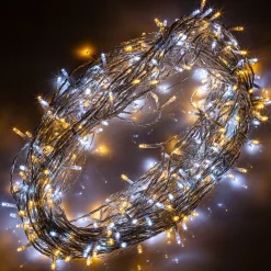 Trend24 Kerstverlichting - Sfeerverlichting - Kerstverlichting Buiten - Kerstverlichting Binnen - Kerstversiering - Feestverlichting - Lichtsnoer - Lichtsnoer Buiten - Voor Binnen En Buiten - Op Batterij - 5 M - Warm Koud Hot