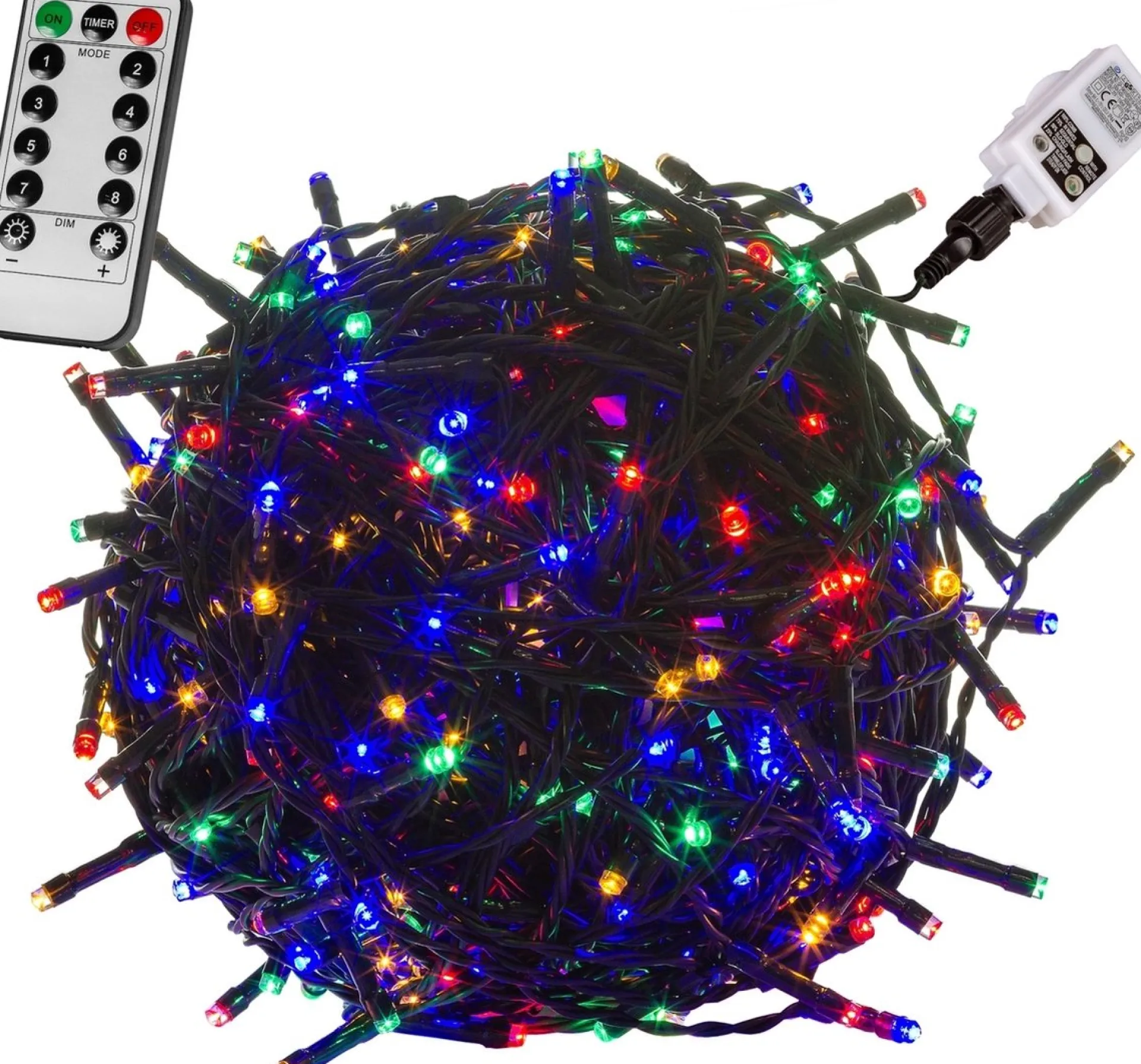 Trend24 Kerstverlichting - Sfeerverlichting - Kerstverlichting Buiten - Kerstverlichting Binnen - Kerstversiering - Feestverlichting - Lichtsnoer - Lichtsnoer Buiten - Voor Binnen En Buiten - Met Afstandsbediening - 5 M - Veelkleurig Hot