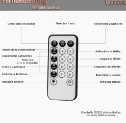 Trend24 Kerstverlichting - Sfeerverlichting - Kerstverlichting Buiten - Kerstverlichting Binnen - Kerstversiering - Feestverlichting - Lichtsnoer - Lichtsnoer Buiten - Voor Binnen En Buiten - Op Batterij - Met Afstandsbediening - 10 M - Warm Koud Shop