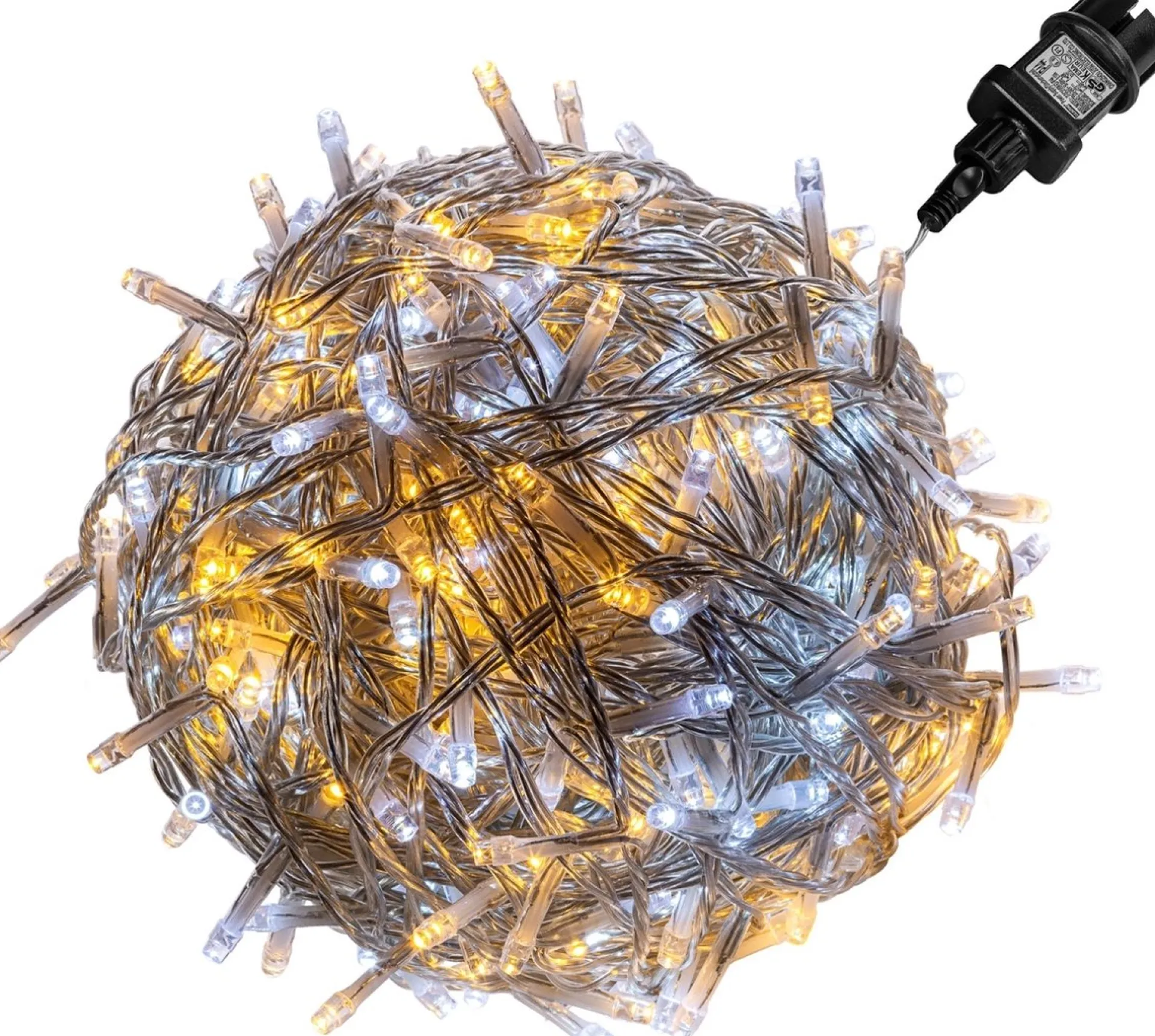 Trend24 Kerstverlichting - Sfeerverlichting - Kerstverlichting Buiten - Kerstverlichting Binnen - Kerstversiering - Feestverlichting - Lichtsnoer - Lichtsnoer Buiten - Voor Binnen En Buiten - 60 M - Warm Koud Discount