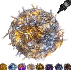 Trend24 Kerstverlichting - Sfeerverlichting - Kerstverlichting Buiten - Kerstverlichting Binnen - Kerstversiering - Feestverlichting - Lichtsnoer - Lichtsnoer Buiten - Voor Binnen En Buiten - 60 M - Warm Koud Discount