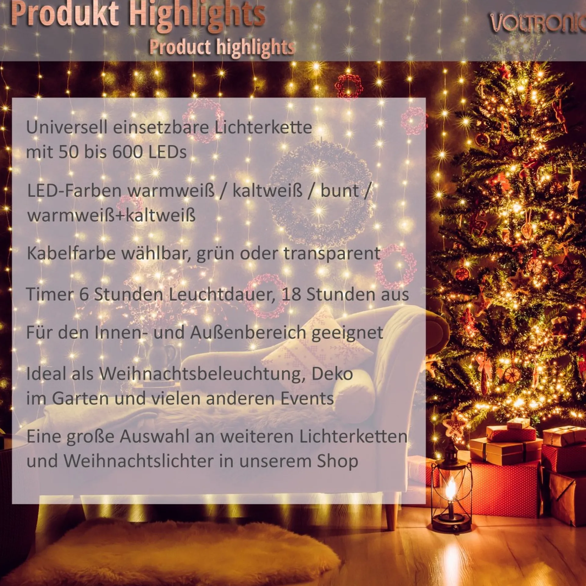 Trend24 Kerstverlichting - Sfeerverlichting - Kerstverlichting Buiten - Kerstverlichting Binnen - Kerstversiering - Feestverlichting - Lichtsnoer - Lichtsnoer Buiten - Voor Binnen En Buiten - Met Afstandsbediening - 20 M - Koud Wit Outlet