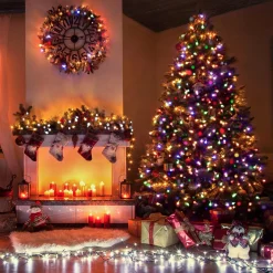 Trend24 Kerstverlichting - Sfeerverlichting - Kerstverlichting Buiten - Kerstverlichting Binnen - Kerstversiering - Feestverlichting - Lichtsnoer - Lichtsnoer Buiten - Voor Binnen En Buiten - 20 M - Veelkleurig New