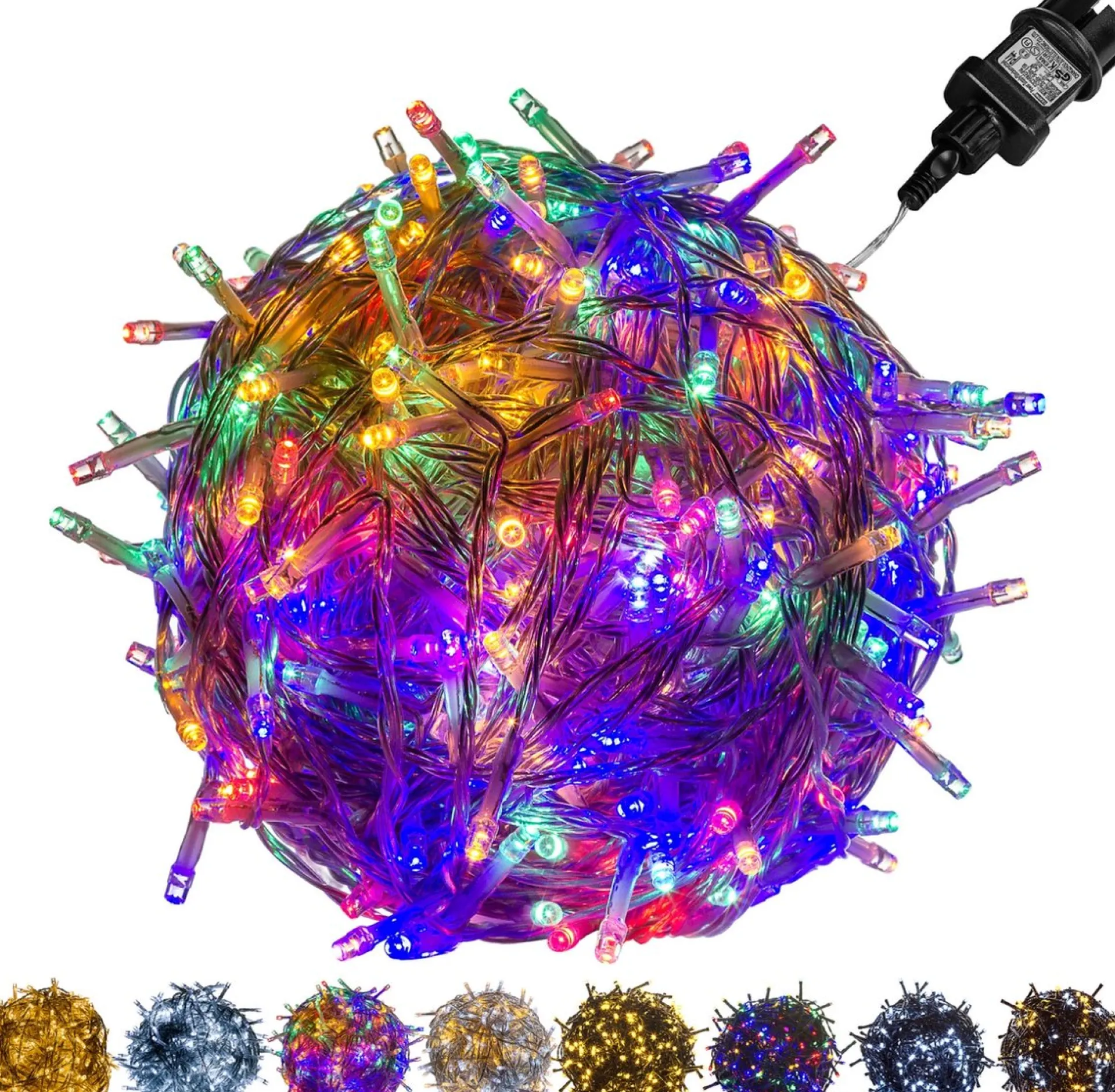 Trend24 Kerstverlichting - Sfeerverlichting - Kerstverlichting Buiten - Kerstverlichting Binnen - Kerstversiering - Feestverlichting - Lichtsnoer - Lichtsnoer Buiten - Voor Binnen En Buiten - 5 M - Veelkleurig Hot