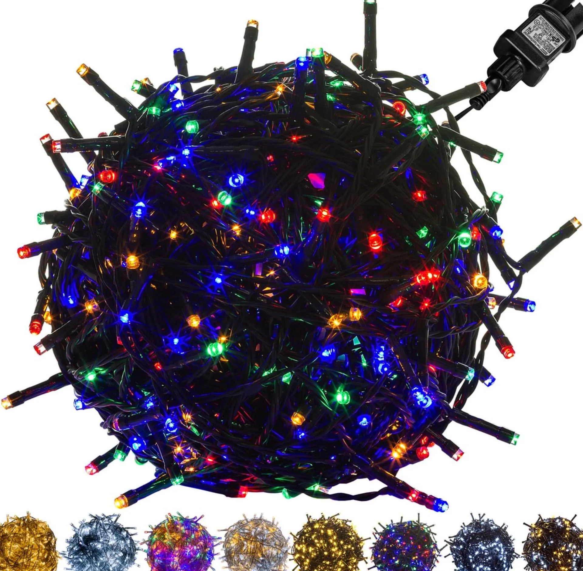 Trend24 Kerstverlichting - Sfeerverlichting - Kerstverlichting Buiten - Kerstverlichting Binnen - Kerstversiering - Feestverlichting - Lichtsnoer - Lichtsnoer Buiten - Voor Binnen En Buiten - 40 M - Veelkleurig Discount