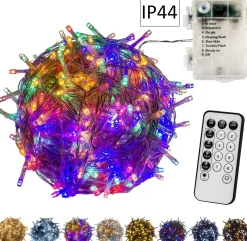 Trend24 Kerstverlichting - Sfeerverlichting - Kerstverlichting Buiten - Kerstverlichting Binnen - Kerstversiering - Feestverlichting - Lichtsnoer - Lichtsnoer Buiten - Voor Binnen En Buiten - Op Batterij - Met Afstandsbediening - 10 M - Warm Wit Cheap