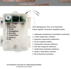 Trend24 Kerstverlichting - Sfeerverlichting - Kerstverlichting Buiten - Kerstverlichting Binnen - Kerstversiering - Feestverlichting - Lichtsnoer - Lichtsnoer Buiten - Voor Binnen En Buiten - Op Batterij - Met Afstandsbediening - 10 M - Warm Wit Cheap