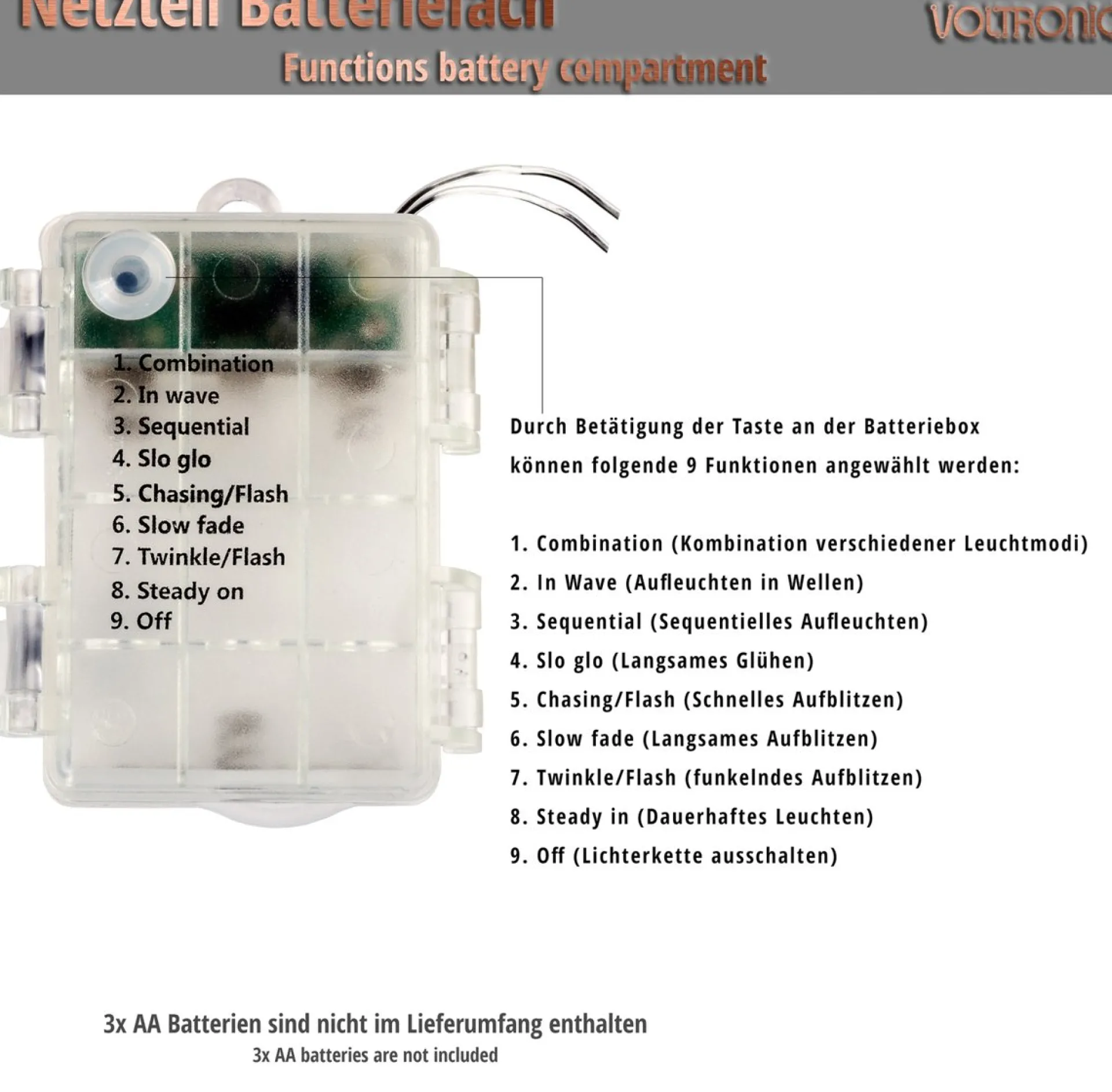 Trend24 Kerstverlichting - Sfeerverlichting - Kerstverlichting Buiten - Kerstverlichting Binnen - Kerstversiering - Feestverlichting - Lichtsnoer - Lichtsnoer Buiten - Voor Binnen En Buiten - Op Batterij - Met Afstandsbediening - 10 M - Warm Wit Cheap