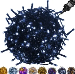 Trend24 Kerstverlichting - Sfeerverlichting - Kerstverlichting Buiten - Kerstverlichting Binnen - Kerstversiering - Feestverlichting - Lichtsnoer - Lichtsnoer Buiten - Voor Binnen En Buiten - 40 M - Koud Wit Cheap