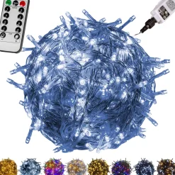 Trend24 Kerstverlichting - Sfeerverlichting - Kerstverlichting Buiten - Kerstverlichting Binnen - Kerstversiering - Feestverlichting - Lichtsnoer - Lichtsnoer Buiten - Voor Binnen En Buiten - Met Afstandsbediening - 20 M - Koud Wit Cheap