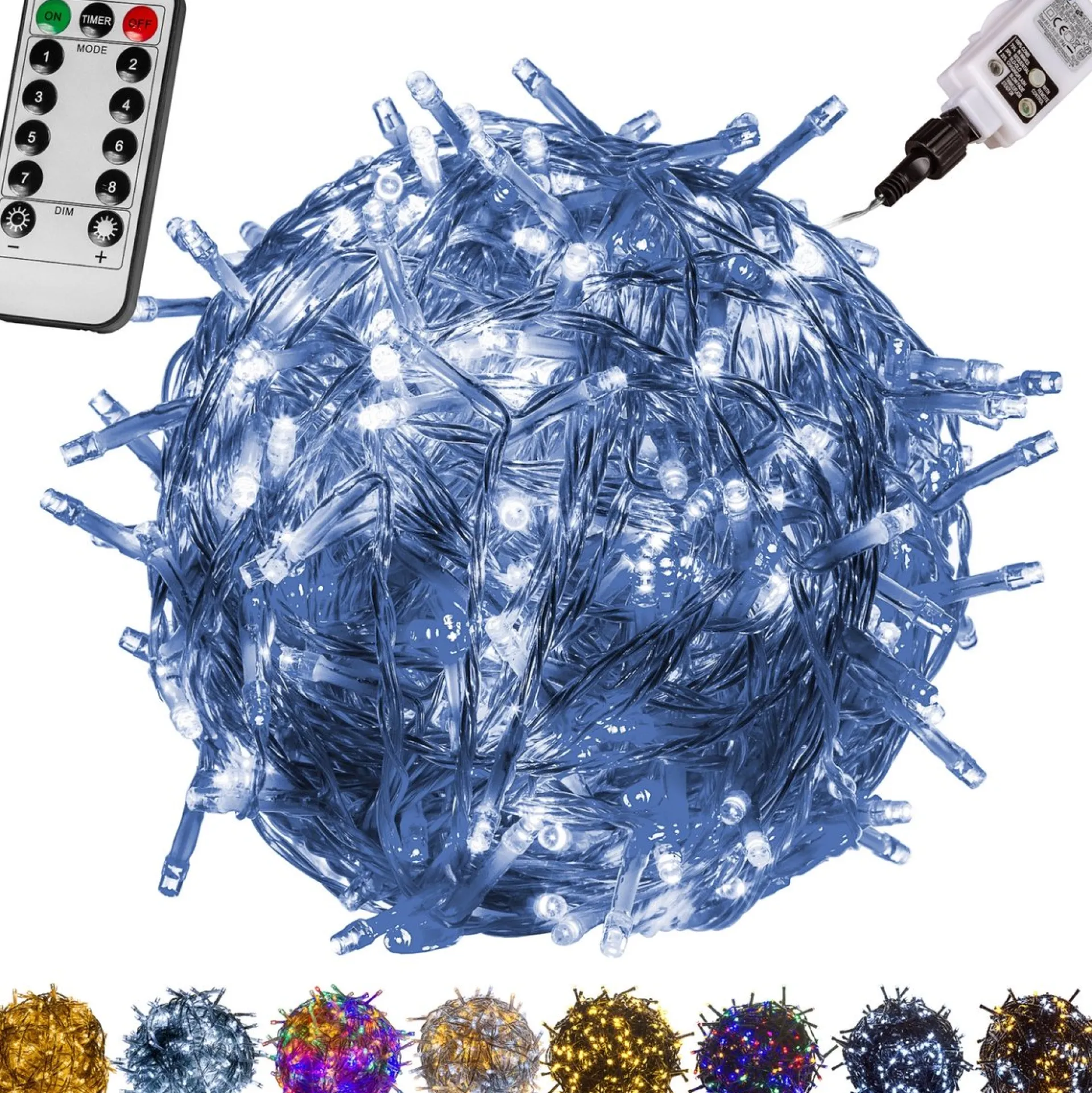 Trend24 Kerstverlichting - Sfeerverlichting - Kerstverlichting Buiten - Kerstverlichting Binnen - Kerstversiering - Feestverlichting - Lichtsnoer - Lichtsnoer Buiten - Voor Binnen En Buiten - Met Afstandsbediening - 20 M - Koud Wit Cheap