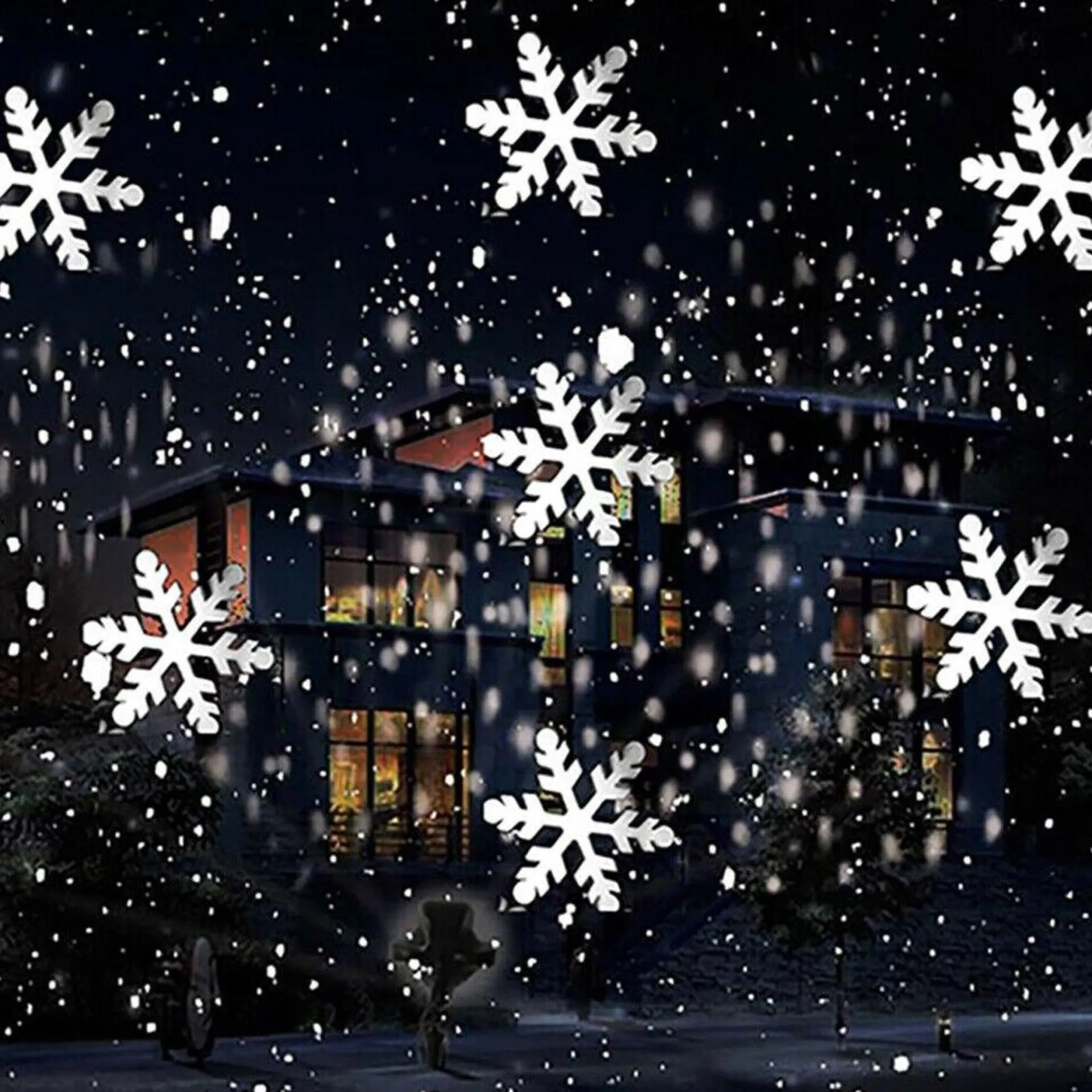 Anna's Collection Kerstverlichting Buiten - Kerst - Sneeuw Projector - Voor Binnen & Buiten - Kerstverlichting - Kerstcadeau - Kerstdecoratie New