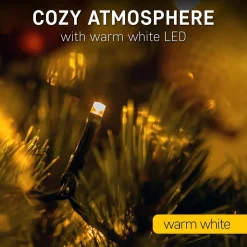 Emos Kerstverlichting Buiten - 18 Meter 180 Led - Warm Wit - 8 Modi - Lichtsnoer - Ip44 Stekker - Kerstboomverlichting - Geschikt Voor Binnen En Buiten - Kerstverlichting Led Cheap