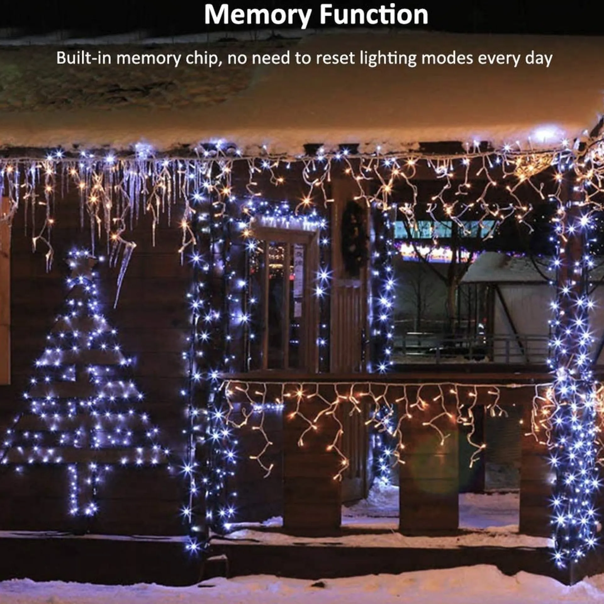 discountershop Kerstverlichting Buiten 25 Meter 1250 Led - Wit - Lichtsnoer Nano Koperdraad - Ip44 Stekker Met Timerfunctie - Kerstboomverlichting - Geschikt Voor Binnen En Buiten - Kerstverlichting Led Hot