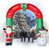 Family Christmas Kerstverlichting Buiten Op Netstroom - Opblaasbare Kerstboog Met Led Verlichting - Xl 240X240 Cm - New