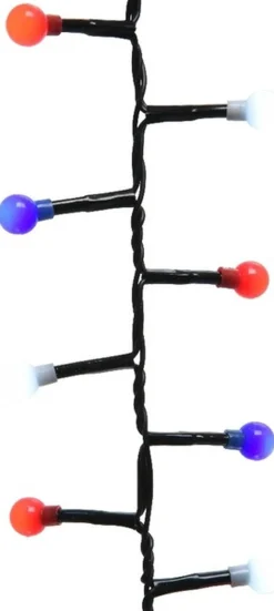 Lumineo Kerstverlichting Compact Twinkel Rood/Wit/Blauw 500 Lampjes Best Sale