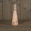 Anna's Collection Kerstverlichting Figuren Led Kegel Kerstboom Glitter Lamp 40 Cm Met 10 Lampjes Store