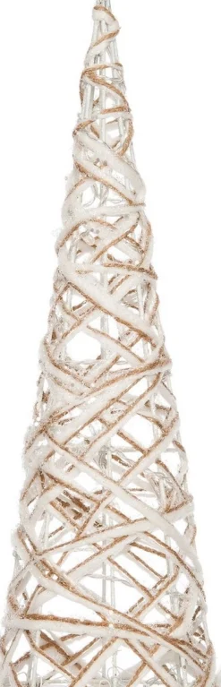 Anna's Collection Kerstverlichting Figuren Led Kegel Kerstboom Glitter Lamp 40 Cm Met 10 Lampjes Store