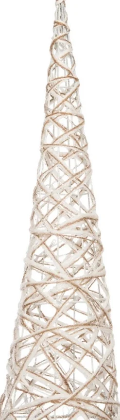 Anna's Collection Kerstverlichting Figuren Led Kegel Kerstboom Glitter Lamp 60 Cm - Verlichte Kegels/Kegelvorm Bomen/Kerstbomen/Kegelkerstbomen Sale