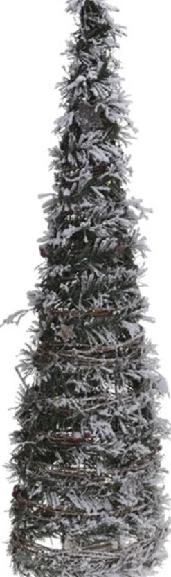 Merkloos Kerstverlichting Kegel - Led - Kerstboom - Lamp - 80 Cm - Groen Sale