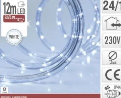 Merkloos Kerstverlichting Lichtslang Buiten 12 Meter - Slangverlichting Flash Sale