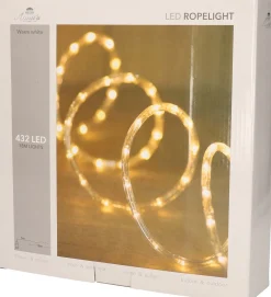 CBD Kerstverlichting Lichtslang 432 Lampjes Warm Wit 18 Mtr - Voor Binnen En Buiten Gebruik Discount