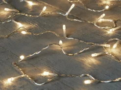 Anna's Collection Kerstverlichting Met Timer 100 Warm Witte Lampjes Op Batterijen - Lichtsnoer Transparant Met 100 Leds Discount