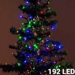 Merkloos Kerstverlichting Op Batterij Gekleurd Buiten 192 Lampjes Best Sale