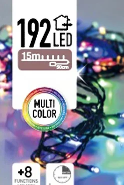 Merkloos Kerstverlichting Op Batterij Gekleurd Buiten 192 Lampjes Best Sale