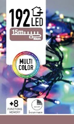 Merkloos Kerstverlichting Op Batterij Gekleurd Buiten 192 Lampjes Best Sale