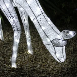 MonsterShop Kerstverlichting: Sneeuwpop + 2 Rendieren - 100 Led - Verlichte Kerstfiguren Hert Ree Buiten Kerstversiering Kerst Lichtjes Clearance