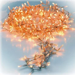 Merkloos Kerstverlichting Transparant Snoer Met 180 Warm Witte Lampjes - 13,5 Meter - Kerstlampjes/Kerstlichtjes - Binnen/Buiten Clearance