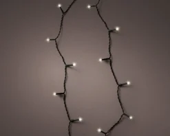 Decoris Kerstverlichting Twinkle Op Batterij Warm Wit Buiten 192 Lampjes - Boomverlichting Shop